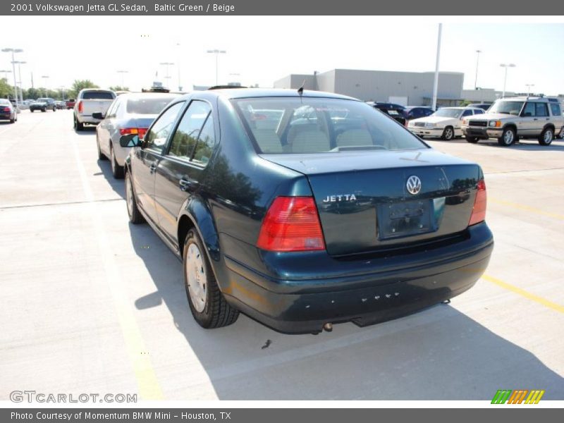 Baltic Green / Beige 2001 Volkswagen Jetta GL Sedan