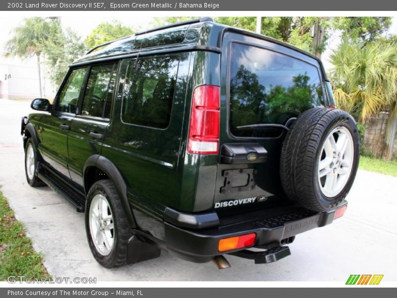 Epsom Green Metallic / Bahama Beige 2002 Land Rover Discovery II SE7