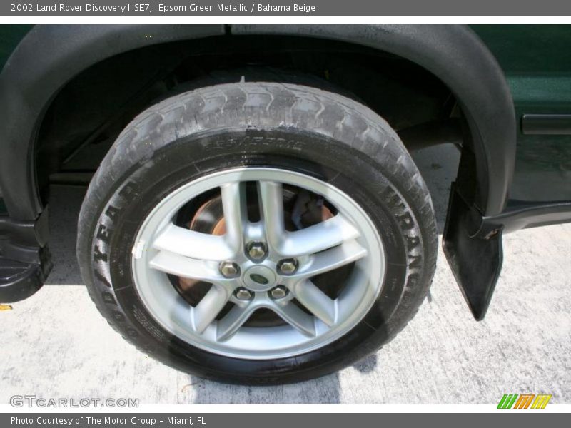 Epsom Green Metallic / Bahama Beige 2002 Land Rover Discovery II SE7