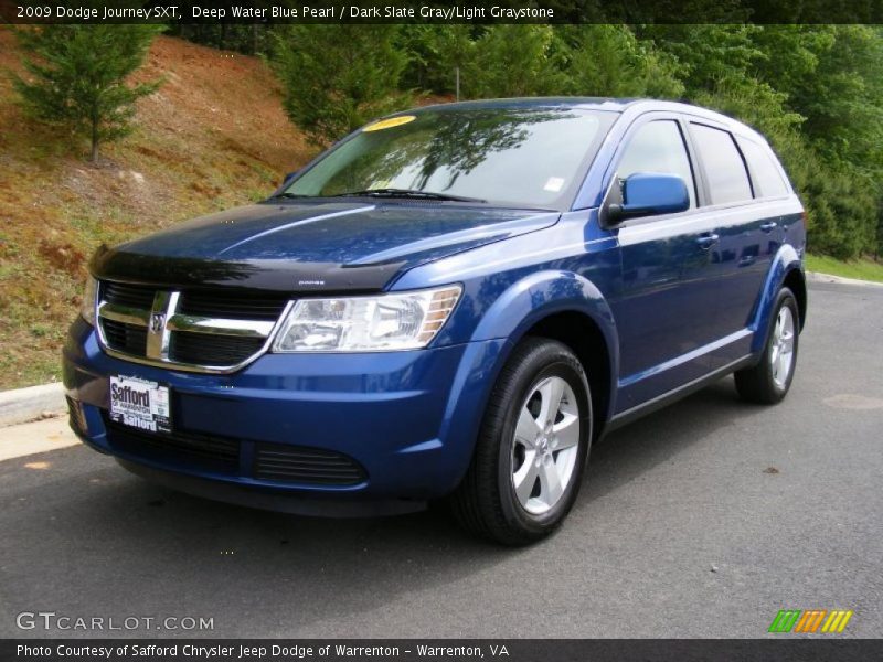 Deep Water Blue Pearl / Dark Slate Gray/Light Graystone 2009 Dodge Journey SXT
