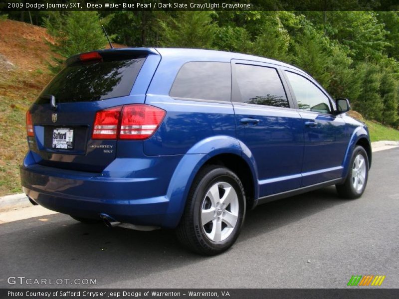 Deep Water Blue Pearl / Dark Slate Gray/Light Graystone 2009 Dodge Journey SXT