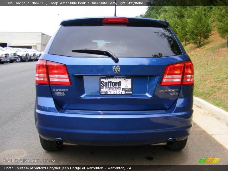 Deep Water Blue Pearl / Dark Slate Gray/Light Graystone 2009 Dodge Journey SXT