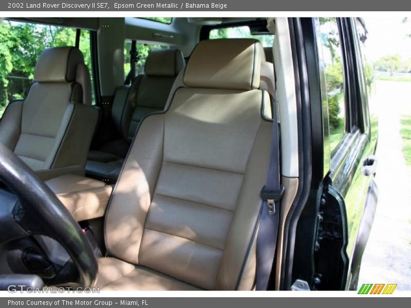 Epsom Green Metallic / Bahama Beige 2002 Land Rover Discovery II SE7
