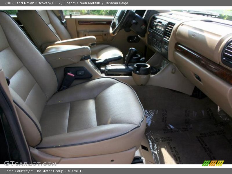 Epsom Green Metallic / Bahama Beige 2002 Land Rover Discovery II SE7