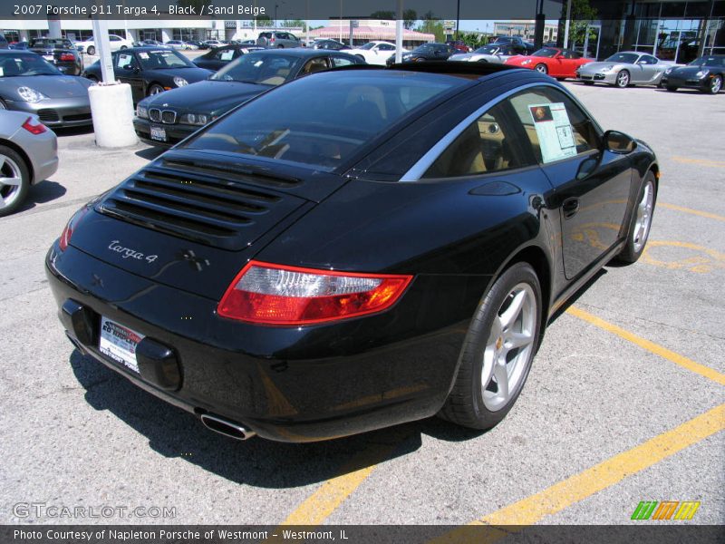 Black / Sand Beige 2007 Porsche 911 Targa 4