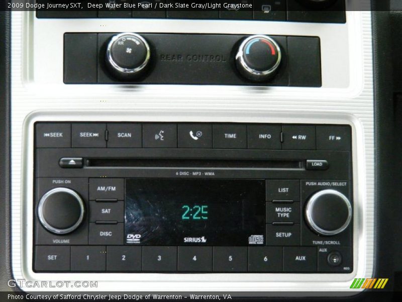 Deep Water Blue Pearl / Dark Slate Gray/Light Graystone 2009 Dodge Journey SXT