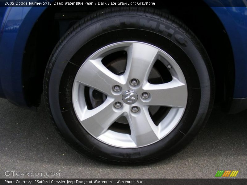 Deep Water Blue Pearl / Dark Slate Gray/Light Graystone 2009 Dodge Journey SXT