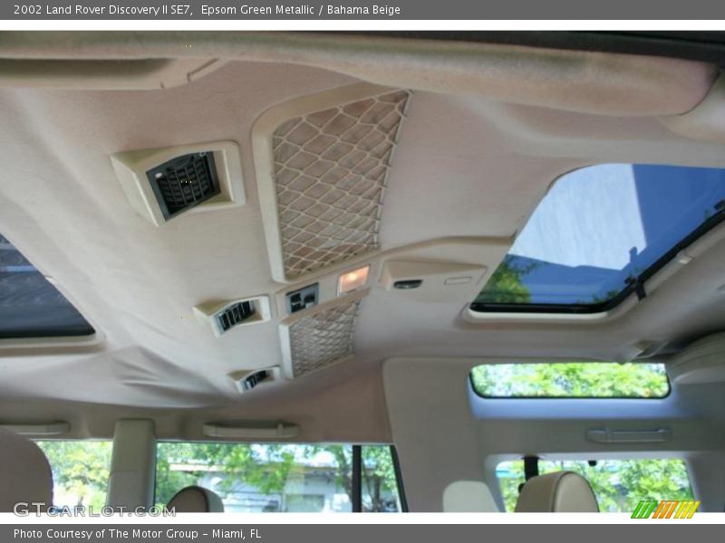 Epsom Green Metallic / Bahama Beige 2002 Land Rover Discovery II SE7