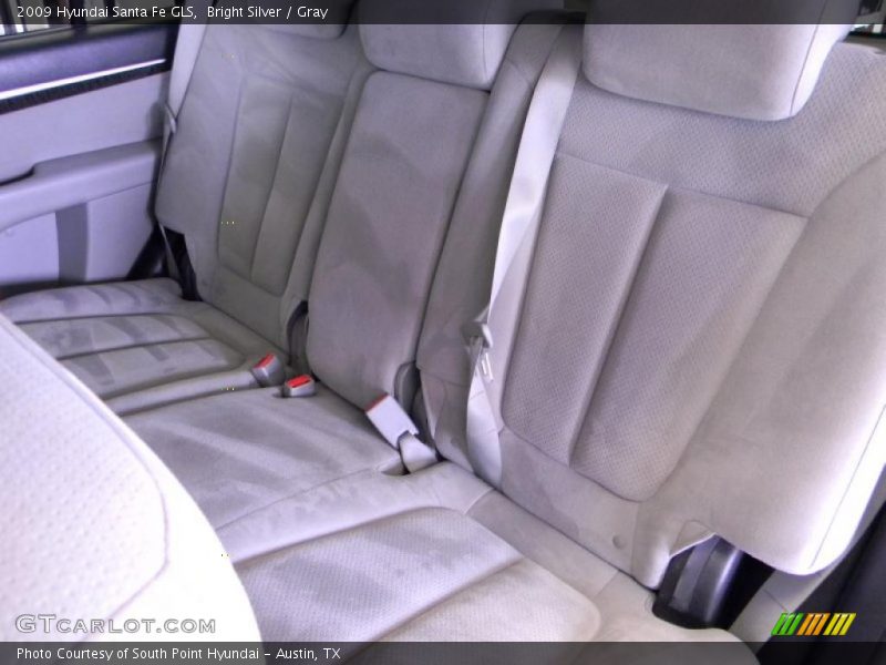 Bright Silver / Gray 2009 Hyundai Santa Fe GLS
