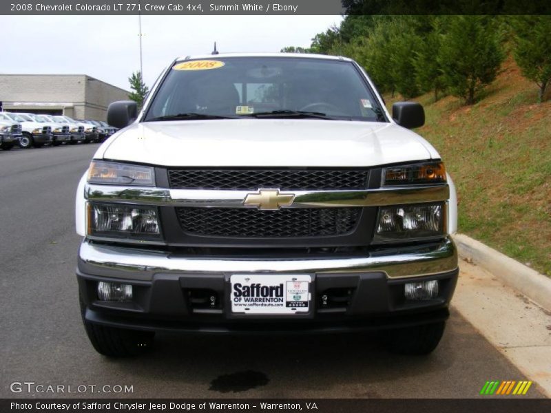 Summit White / Ebony 2008 Chevrolet Colorado LT Z71 Crew Cab 4x4