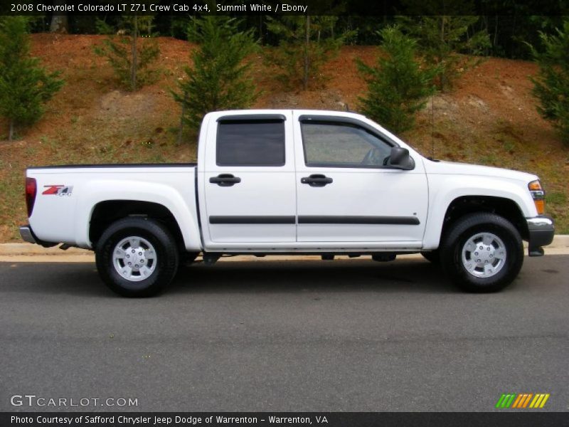 Summit White / Ebony 2008 Chevrolet Colorado LT Z71 Crew Cab 4x4