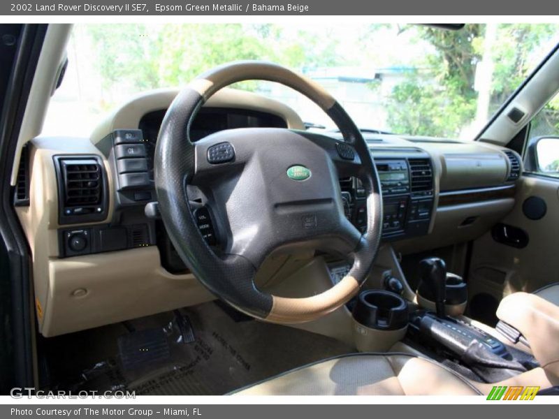 Epsom Green Metallic / Bahama Beige 2002 Land Rover Discovery II SE7