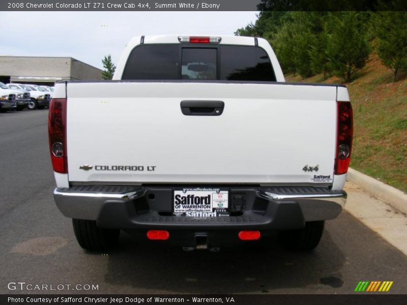 Summit White / Ebony 2008 Chevrolet Colorado LT Z71 Crew Cab 4x4