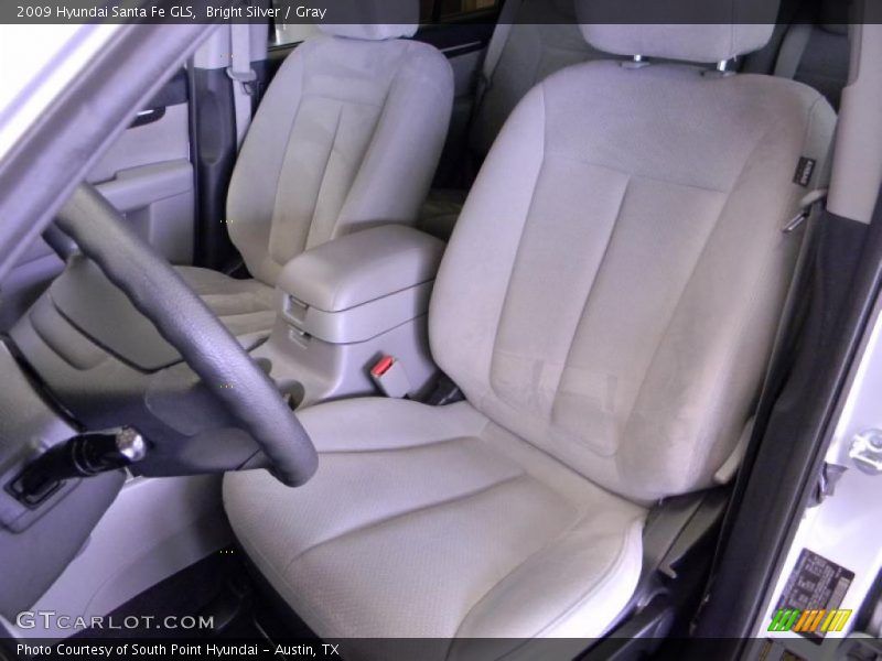 Bright Silver / Gray 2009 Hyundai Santa Fe GLS