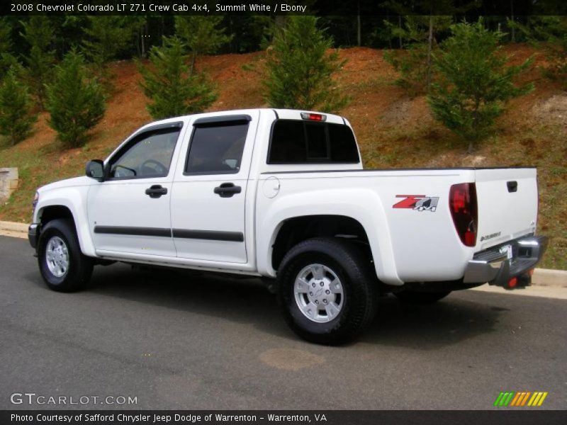Summit White / Ebony 2008 Chevrolet Colorado LT Z71 Crew Cab 4x4