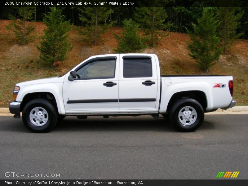 Summit White / Ebony 2008 Chevrolet Colorado LT Z71 Crew Cab 4x4