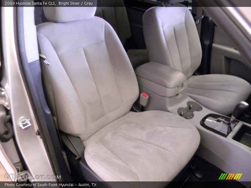 Bright Silver / Gray 2009 Hyundai Santa Fe GLS