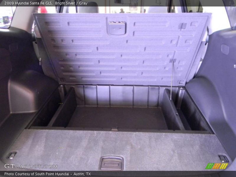 Bright Silver / Gray 2009 Hyundai Santa Fe GLS