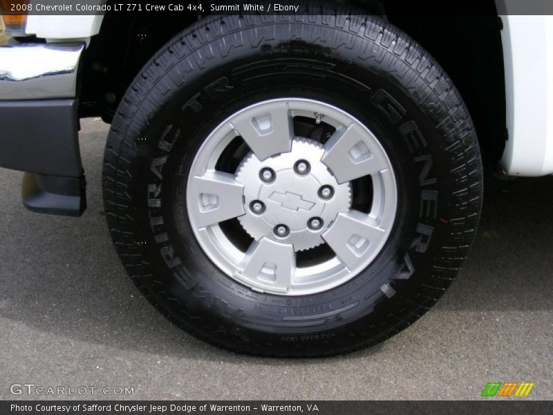 Summit White / Ebony 2008 Chevrolet Colorado LT Z71 Crew Cab 4x4