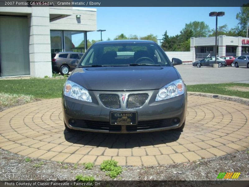 Granite Metallic / Ebony 2007 Pontiac G6 V6 Sedan