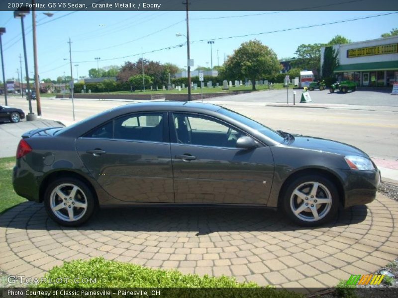Granite Metallic / Ebony 2007 Pontiac G6 V6 Sedan