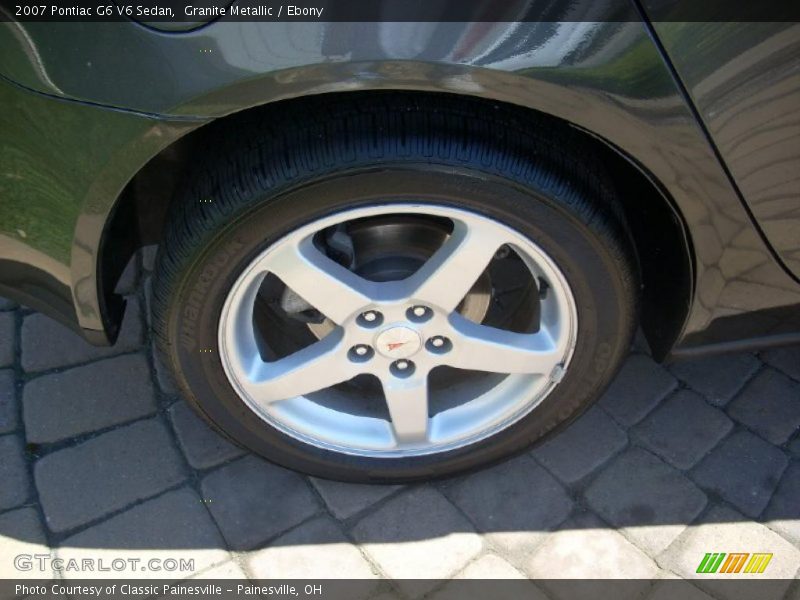 Granite Metallic / Ebony 2007 Pontiac G6 V6 Sedan