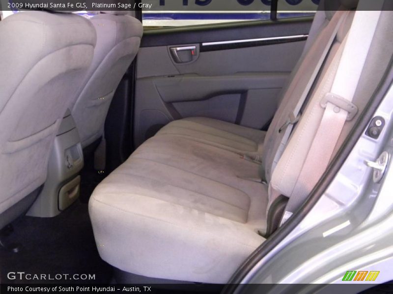 Platinum Sage / Gray 2009 Hyundai Santa Fe GLS