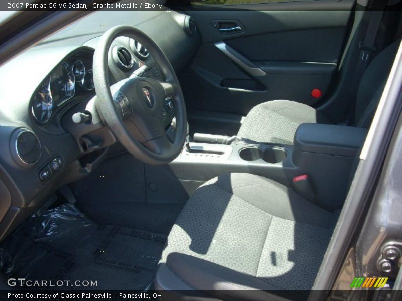 Granite Metallic / Ebony 2007 Pontiac G6 V6 Sedan