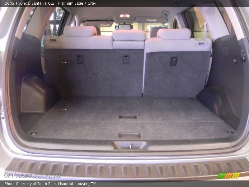 Platinum Sage / Gray 2009 Hyundai Santa Fe GLS