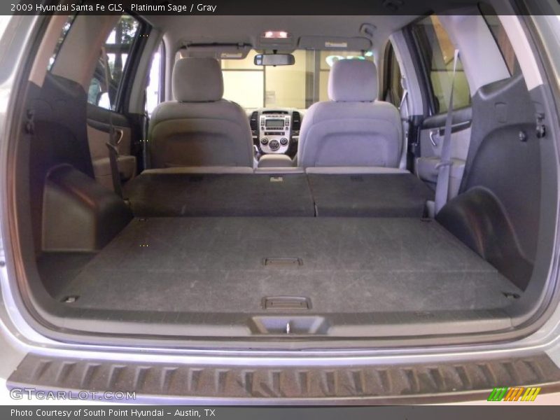 Platinum Sage / Gray 2009 Hyundai Santa Fe GLS