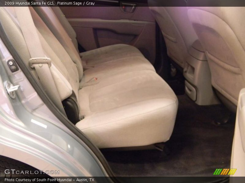 Platinum Sage / Gray 2009 Hyundai Santa Fe GLS