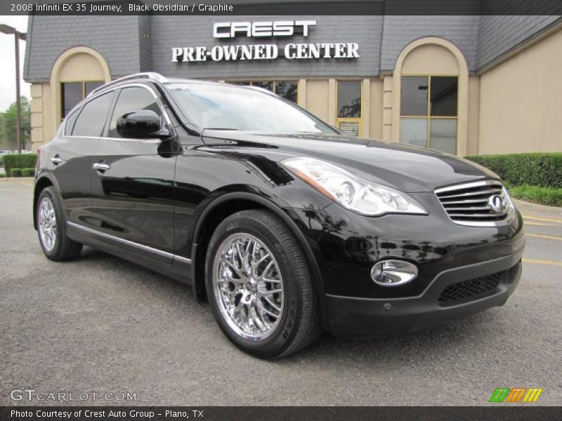 Black Obsidian / Graphite 2008 Infiniti EX 35 Journey