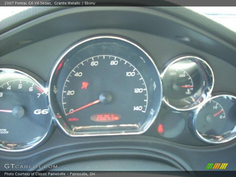 Granite Metallic / Ebony 2007 Pontiac G6 V6 Sedan
