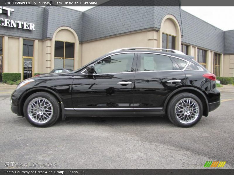 Black Obsidian / Graphite 2008 Infiniti EX 35 Journey