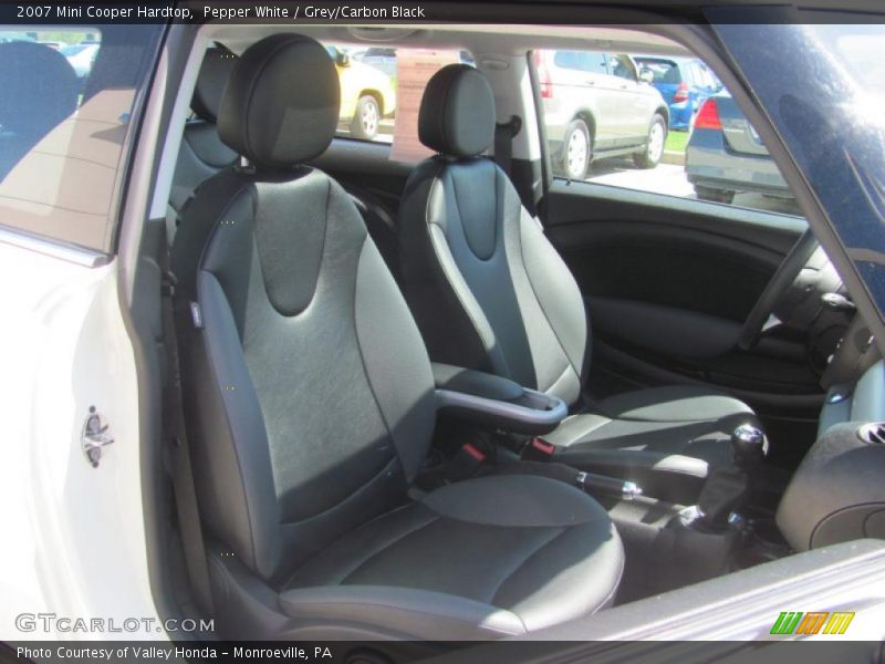 Pepper White / Grey/Carbon Black 2007 Mini Cooper Hardtop