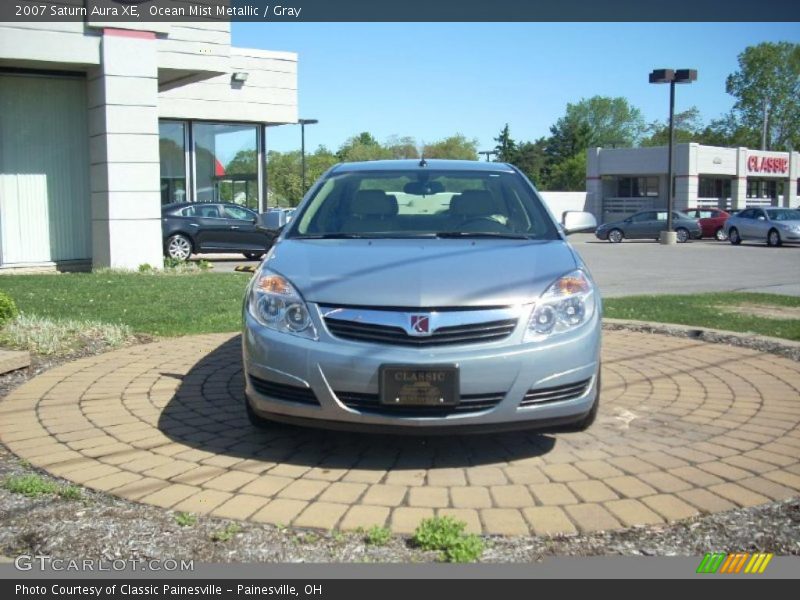 Ocean Mist Metallic / Gray 2007 Saturn Aura XE