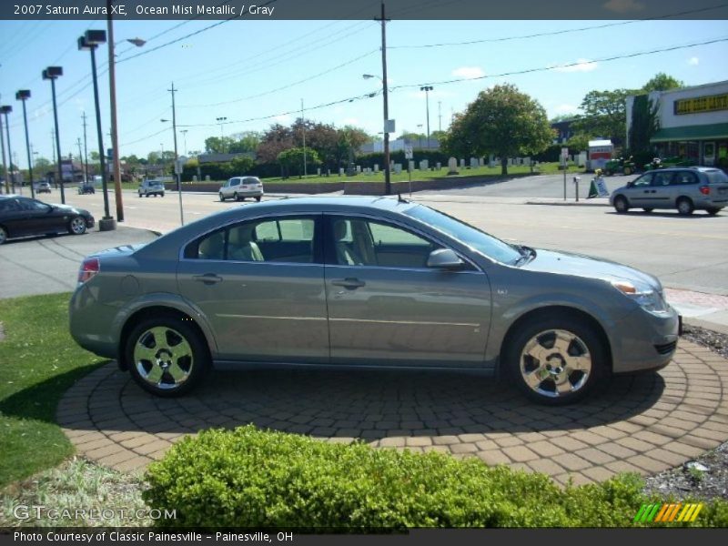 Ocean Mist Metallic / Gray 2007 Saturn Aura XE