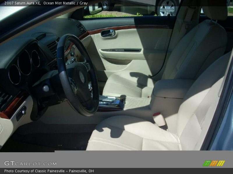 Ocean Mist Metallic / Gray 2007 Saturn Aura XE