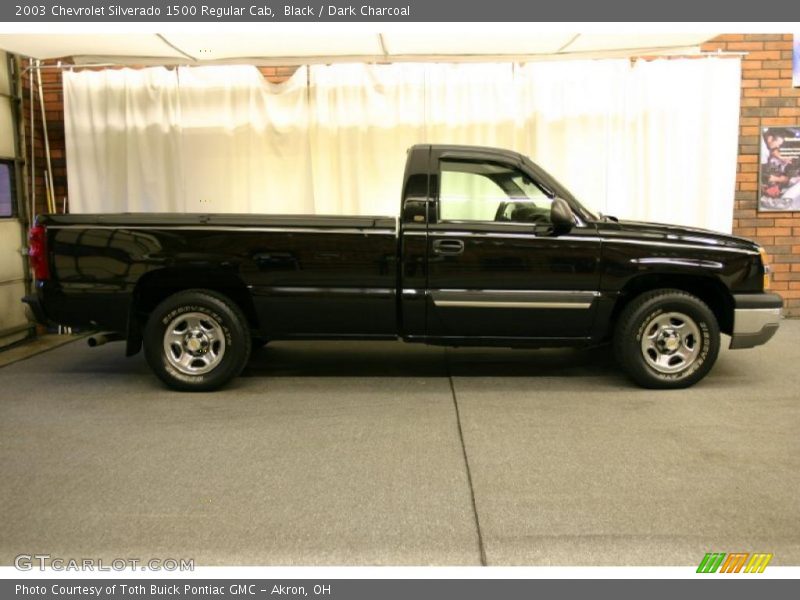 Black / Dark Charcoal 2003 Chevrolet Silverado 1500 Regular Cab