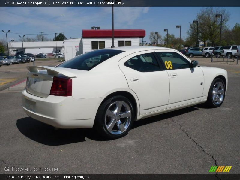 Cool Vanilla Clear Coat / Dark Slate Gray 2008 Dodge Charger SXT