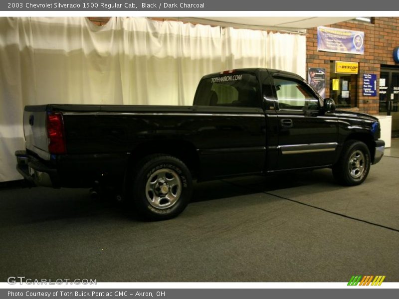 Black / Dark Charcoal 2003 Chevrolet Silverado 1500 Regular Cab