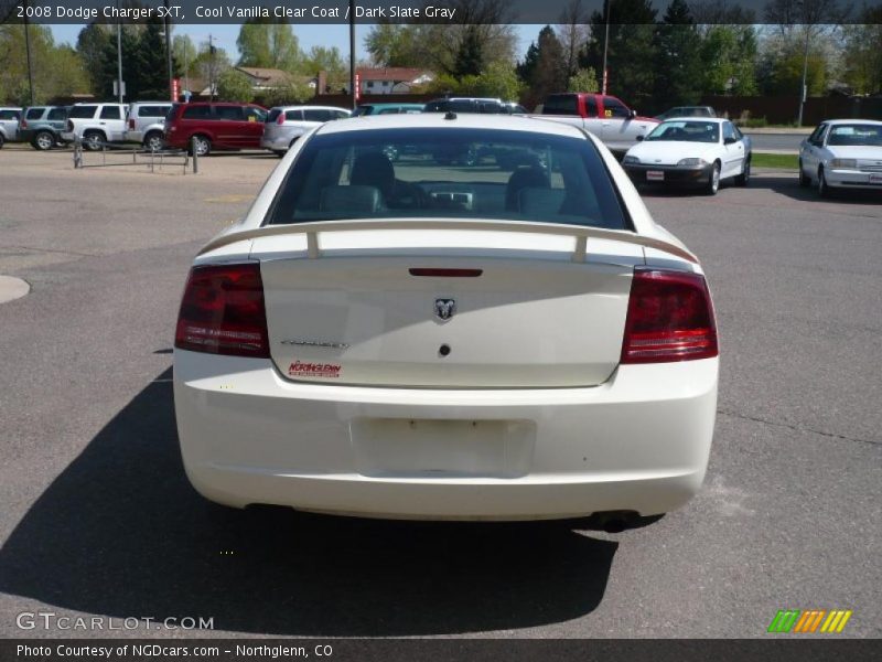 Cool Vanilla Clear Coat / Dark Slate Gray 2008 Dodge Charger SXT
