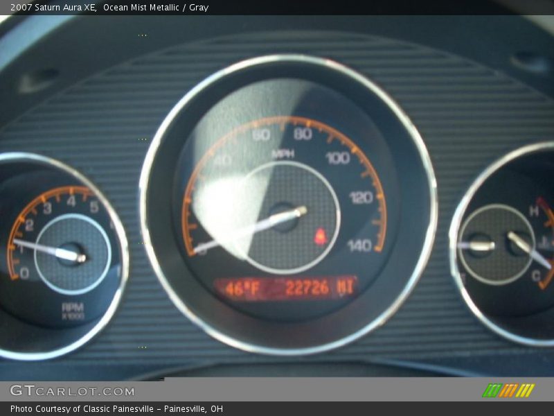 Ocean Mist Metallic / Gray 2007 Saturn Aura XE