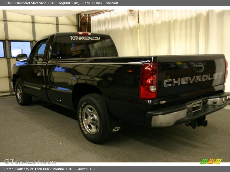 Black / Dark Charcoal 2003 Chevrolet Silverado 1500 Regular Cab