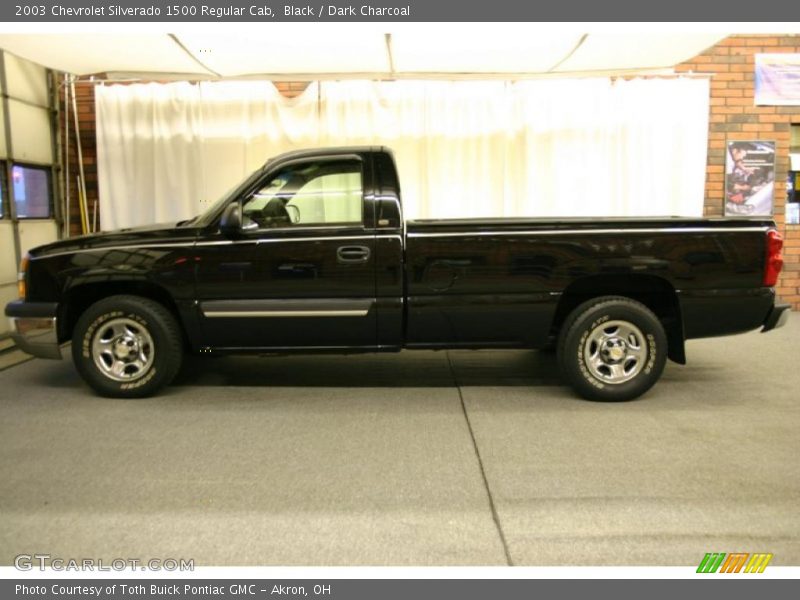 Black / Dark Charcoal 2003 Chevrolet Silverado 1500 Regular Cab
