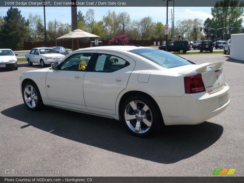 Cool Vanilla Clear Coat / Dark Slate Gray 2008 Dodge Charger SXT