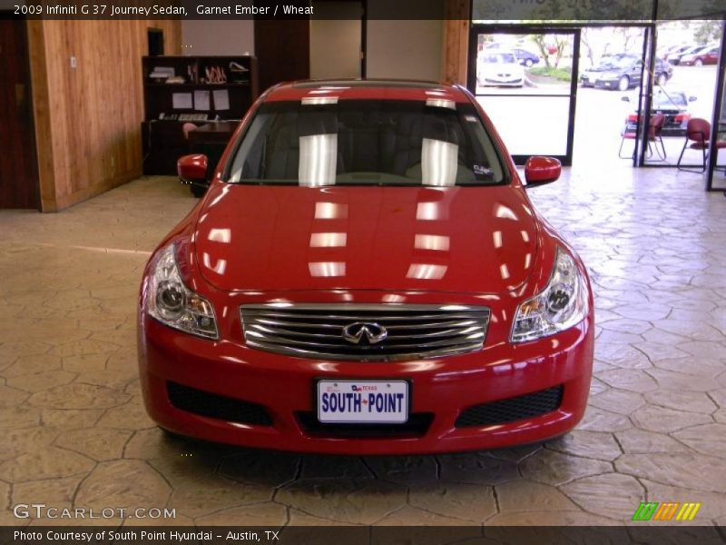 Garnet Ember / Wheat 2009 Infiniti G 37 Journey Sedan
