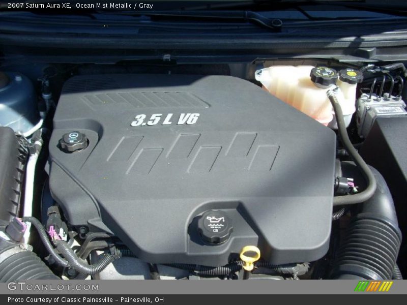 Ocean Mist Metallic / Gray 2007 Saturn Aura XE