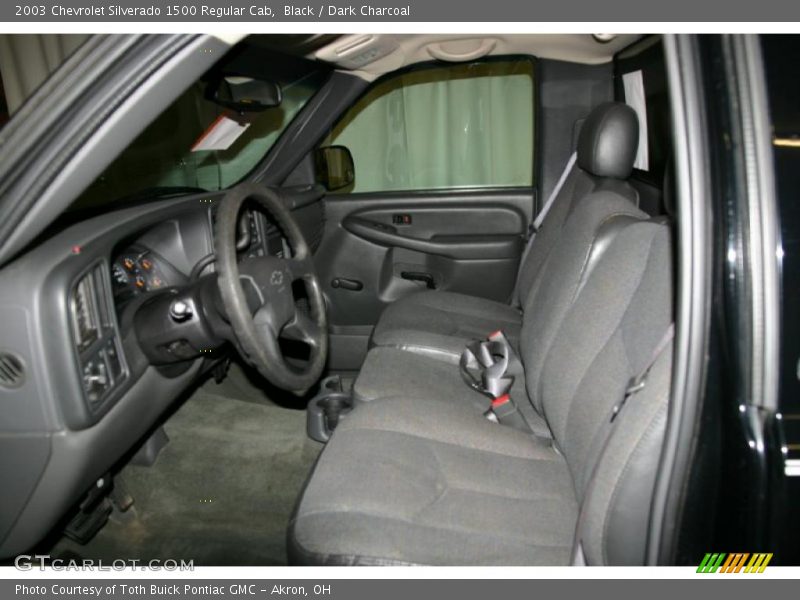 Black / Dark Charcoal 2003 Chevrolet Silverado 1500 Regular Cab