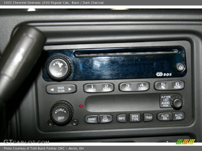 Black / Dark Charcoal 2003 Chevrolet Silverado 1500 Regular Cab